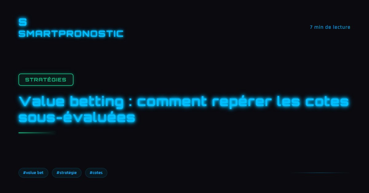 Value betting : comment repérer les cotes sous-évaluées